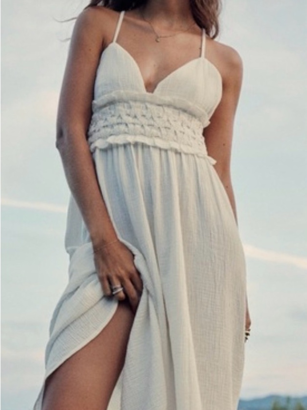 NWT Zara Crochet Maxi Dress